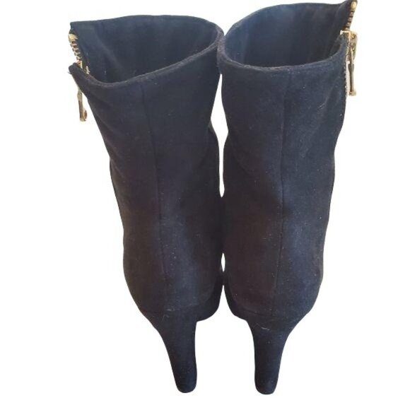 Wild Diva  Lounge Heel Suede Bootie - Picture 4 of 9